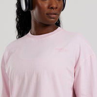 Comfort Oversized Short Sleeve T-Shirt Washed | Quartz