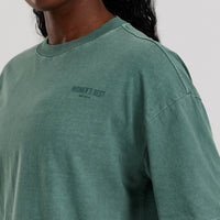 Comfort Oversized Short Sleeve T-Shirt Washed | Sage