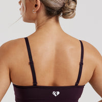 Define 2.0 Seamless Scrunch Bralette | Midnight Plum