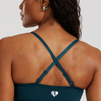 Define 2.0 Seamless Scrunch Bralette | Dark Moss