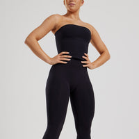 Define 2.0 Seamless Longline Bandeau Bra | Black