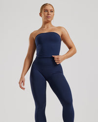 Define 2.0 Seamless Longline Bandeau Bra | Sapphire Blue