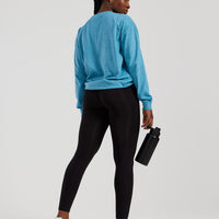 Comfort Oversized Long Sleeve T-Shirt | Vintage Basalt