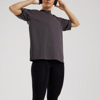 Comfort Oversized Short Sleeve T-Shirt | Graphite