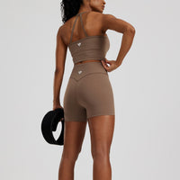 Essential Built-In Bra Crop Tank Top | Caribou