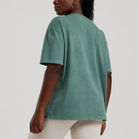 Comfort Oversized Short Sleeve T-Shirt Washed | Sage