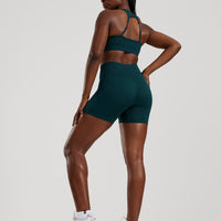 Motion Seamless Racer Back Bra | Dark Moss