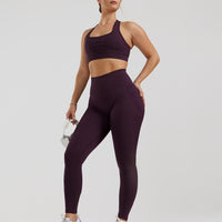 Motion Seamless Leggings | Midnight Plum