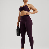 Define 2.0 Seamless Scrunch Leggings | Midnight Plum