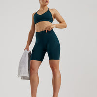 Define 2.0 Seamless Scrunch 6" Shorts | Dark Moss