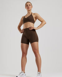 Define 2.0 Seamless Halter Neck Bra | Cocoa