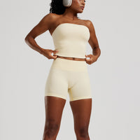 Define 2.0 Seamless Longline Bandeau Bra | Vanilla