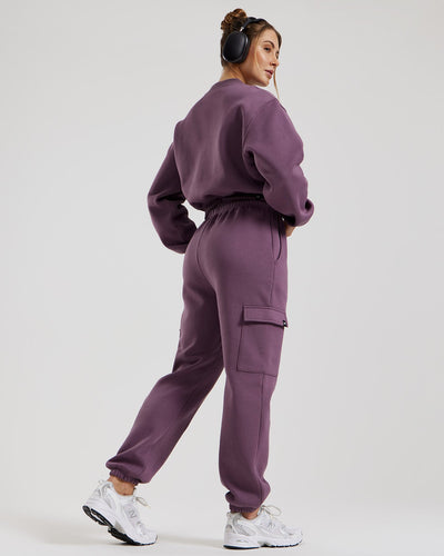 Comfort Cropped Crew Neck | Dusk