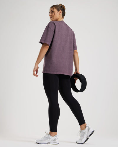 Comfort Oversized Short Sleeve T-Shirt | Vintage Dusk