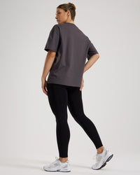 Comfort Oversized Short Sleeve T-Shirt | Graphite