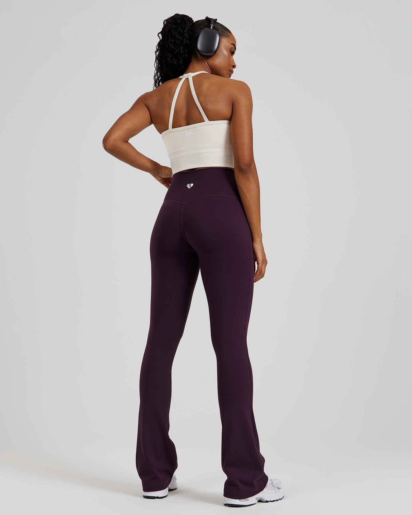 Essential Built-In Bra Crop Tank Top | Off White