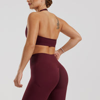 Motion Seamless Scrunch Leggings | Dark Cherry
