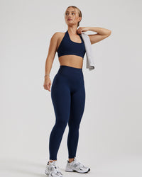 Motion Seamless Scrunch Leggings | Sapphire Blue