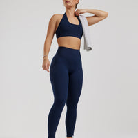Motion Seamless Scrunch Leggings | Sapphire Blue
