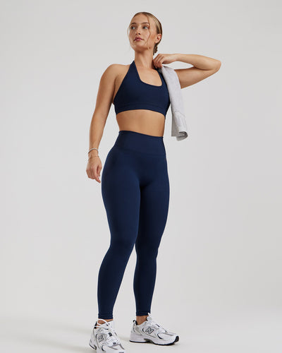 Motion Seamless Scrunch Leggings | Sapphire Blue