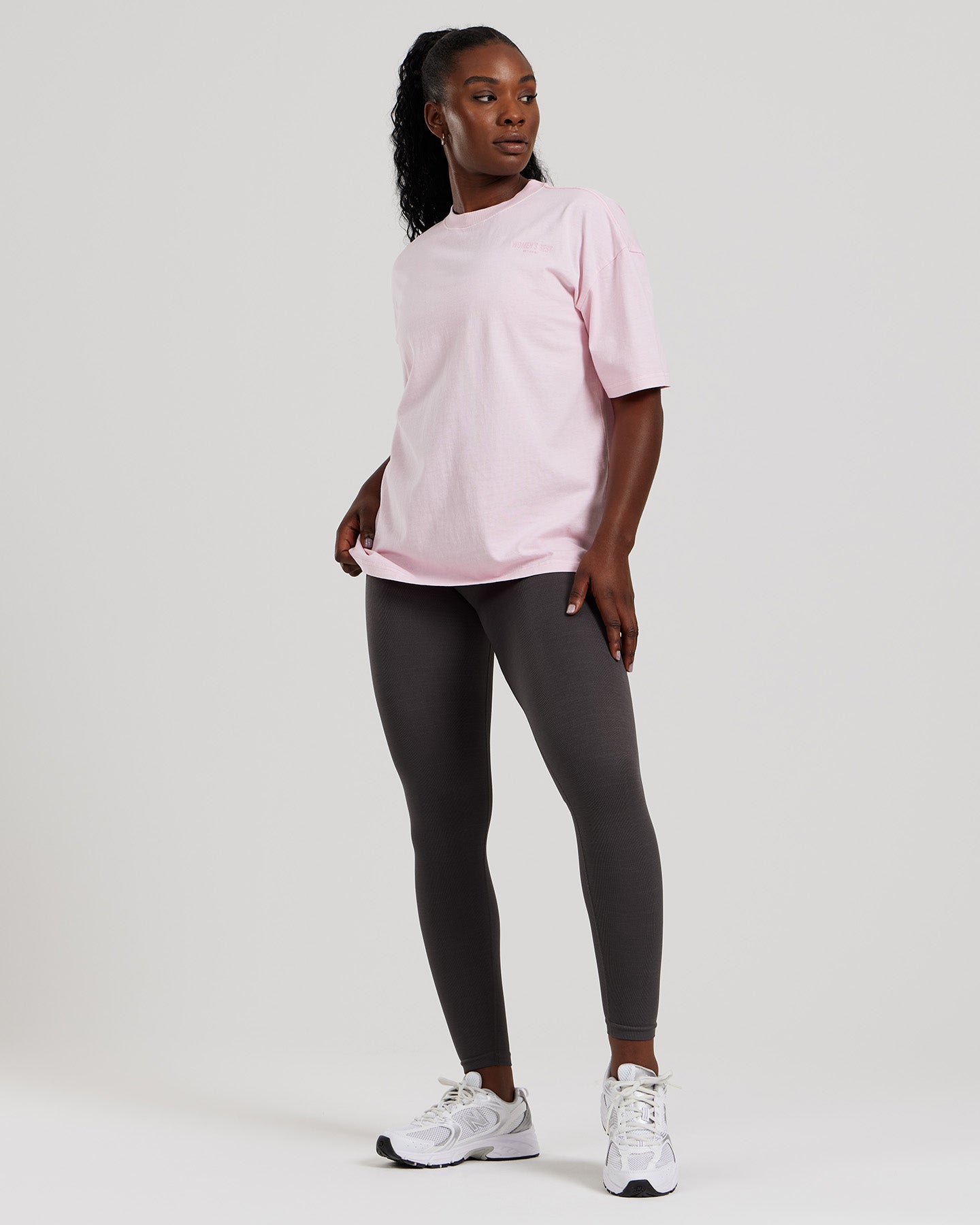 Comfort Oversized Short Sleeve T-Shirt Washed | Quartz