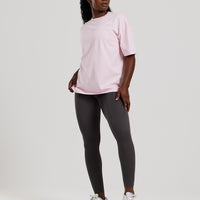 Comfort Oversized Short Sleeve T-Shirt Washed | Quartz