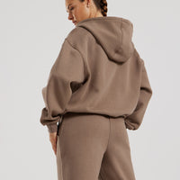 Comfort Oversized Zip-Up Hoodie | Caribou