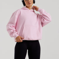 Comfort Oversized Statement Graphic Hoodie | Quartz