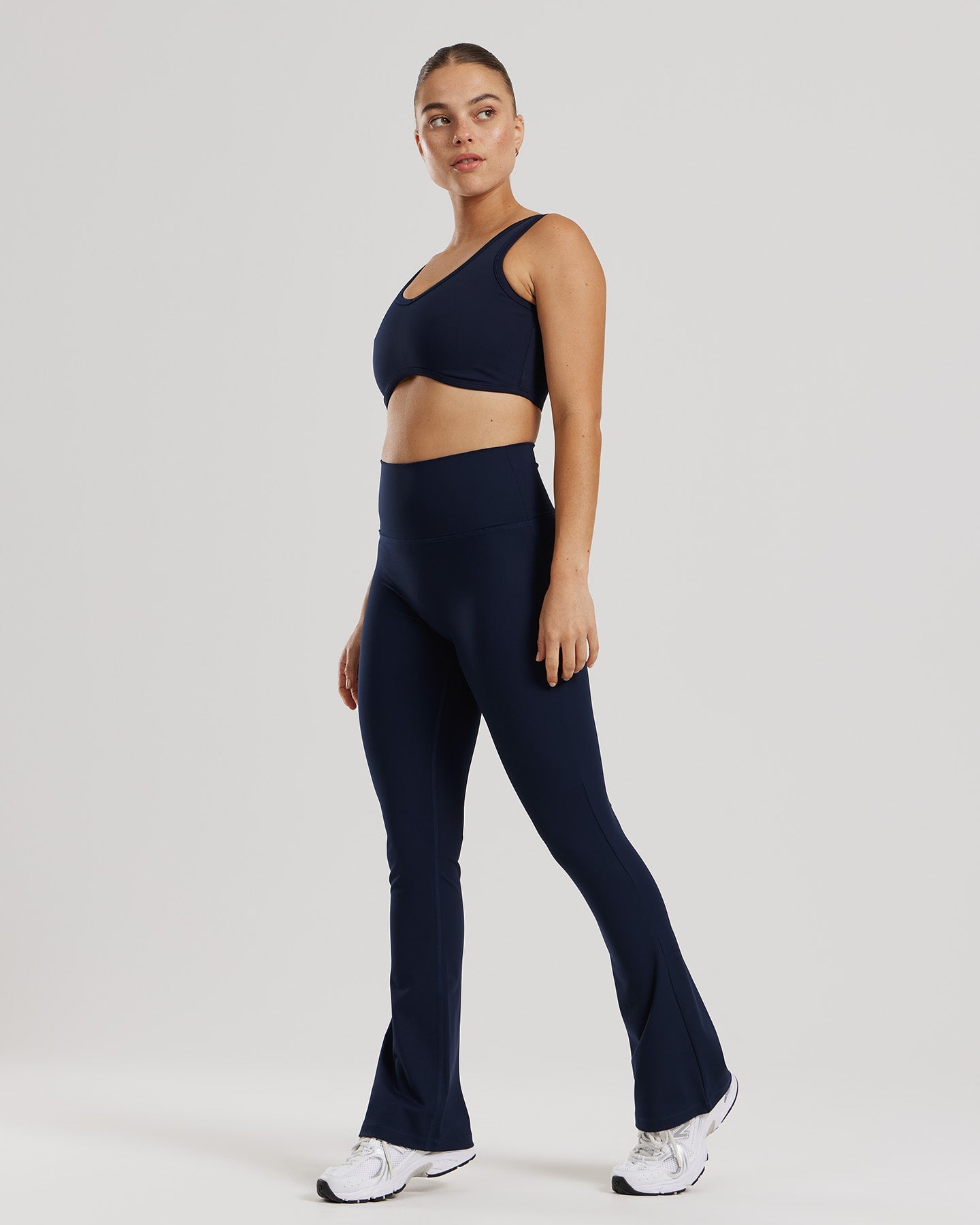 Essential Mini Flared Leggings | Sapphire Blue