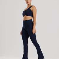 Essential Mini Flared Leggings | Sapphire Blue