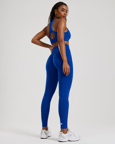 Power Seamless Scrunch Leggings | Galactic Blue