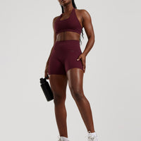 Motion Seamless Shorts | Dark Cherry