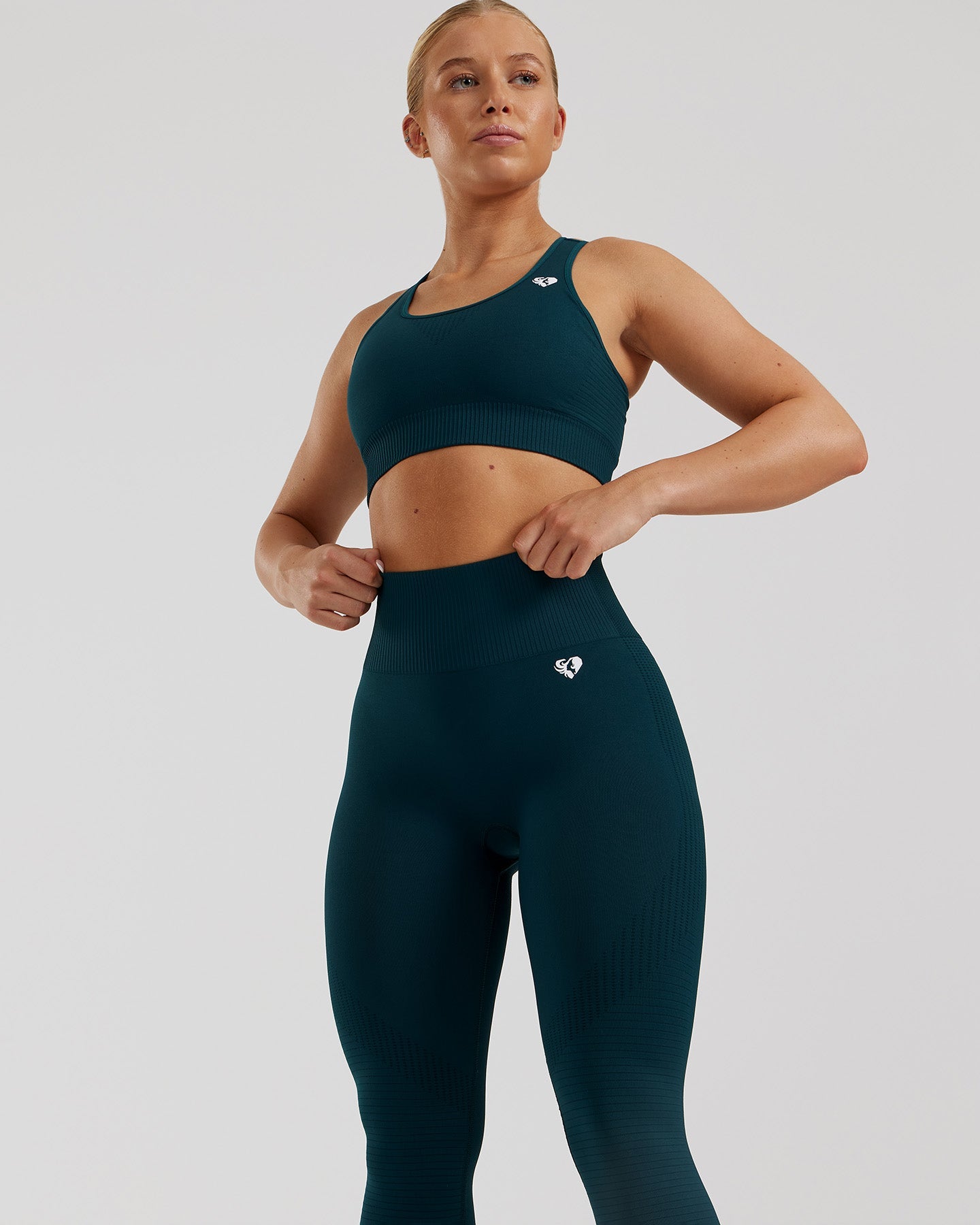 Power Seamless Leggings | Dark Moss