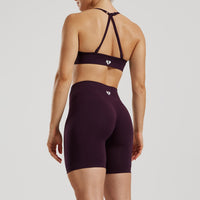 Define 2.0 Seamless Scrunch 6" Shorts | Midnight Plum