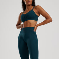 Define 2.0 Seamless Scrunch Bralette | Dark Moss