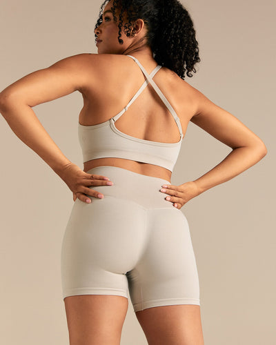 Motion Seamless Racer Front Bra | Stone