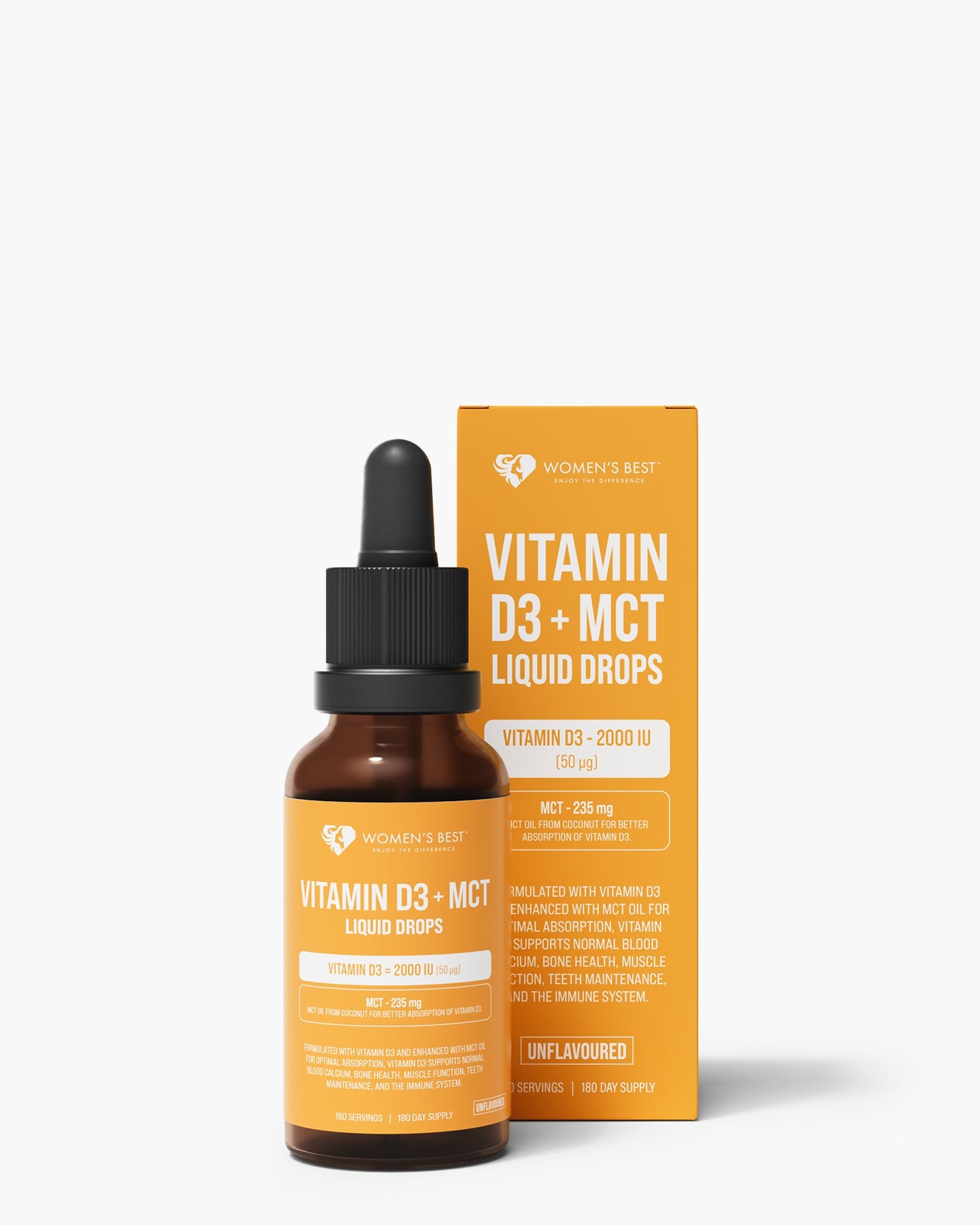 Vitamin D3 + MCT 2000IU Liquid Drops