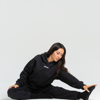 Comfort Cropped Hoodie | Black