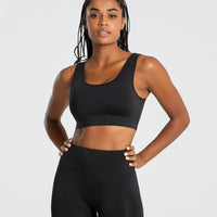 Essential Sports Bra | Black