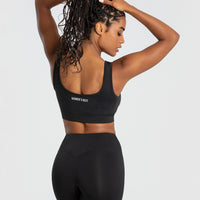Essential Sports Bra | Black