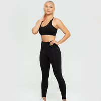 Essential Leggings with Pockets | Black