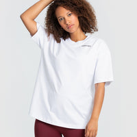 Comfort Oversized Short Sleeve T-Shirt | White