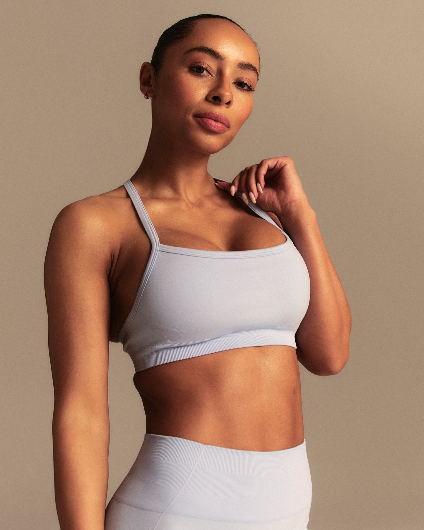 Define 2.0 Seamless Racer Back Bra | Airy Blue