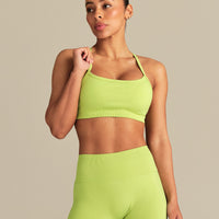 Define 2.0 Seamless Racer Back Bra | Lime Punch