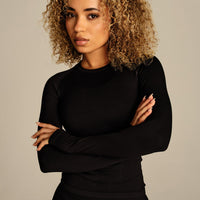 Power Long Sleeve Top | Black