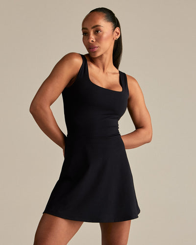 Essential Dress With Built-In Shorts - Black | Women's Best Essential Dress With Built-In Shorts - Black | Women's Best