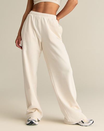 Comfort Lightweight Straight Leg Joggers Off White Women's Best