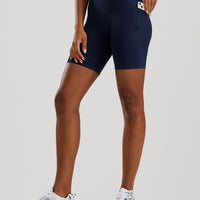 Essential Cycling Shorts with Pockets | Sapphire Blue