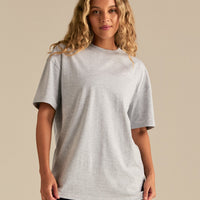 Comfort Oversized "10" Graphic T-Shirt | Grey Marl