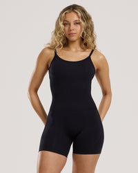 Define 2.0 Seamless Scrunch Short Unitard | Black